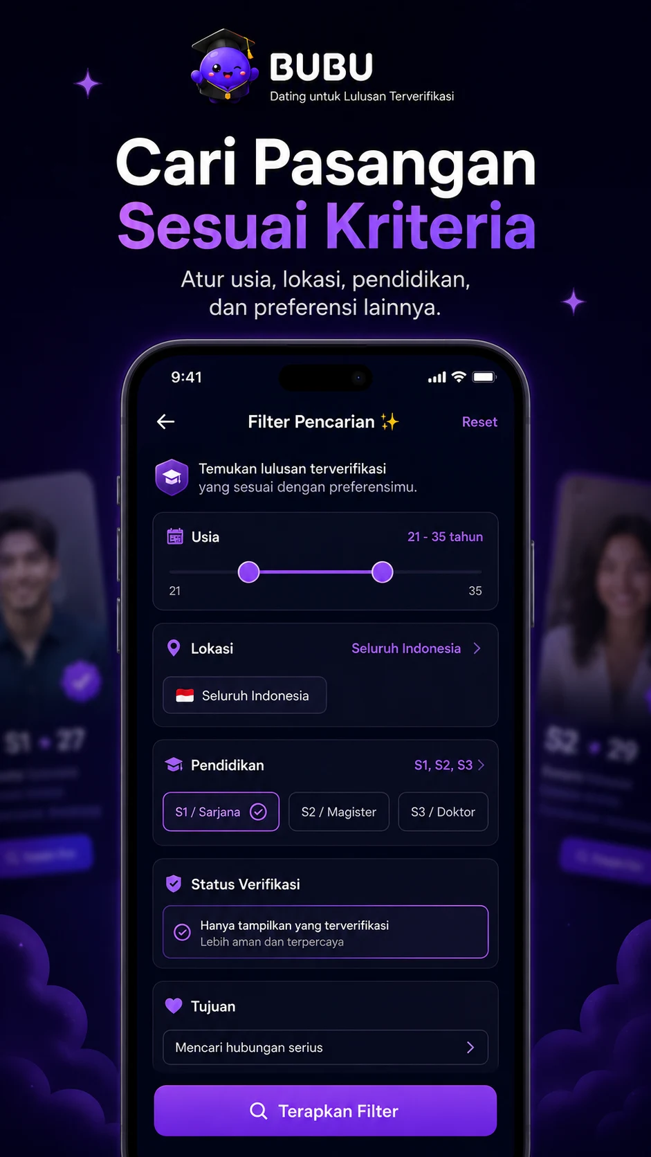 Bubu - Dating untuk Sarjana screenshot