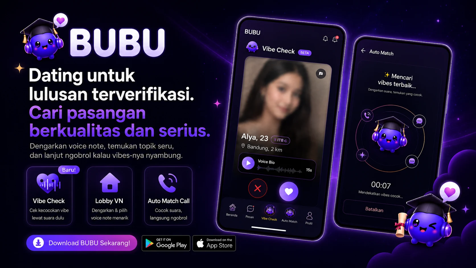 Bubu - Dating untuk Sarjana screenshot